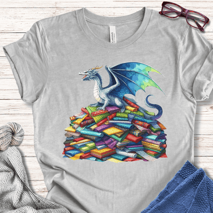 Fabric Hoarder Dragon T-Shirt Light Grey / S