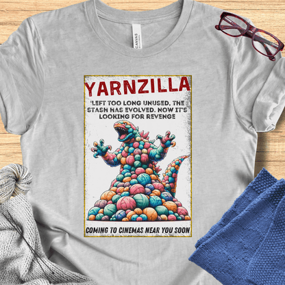 Yarnzilla T-Shirt Light Grey / S