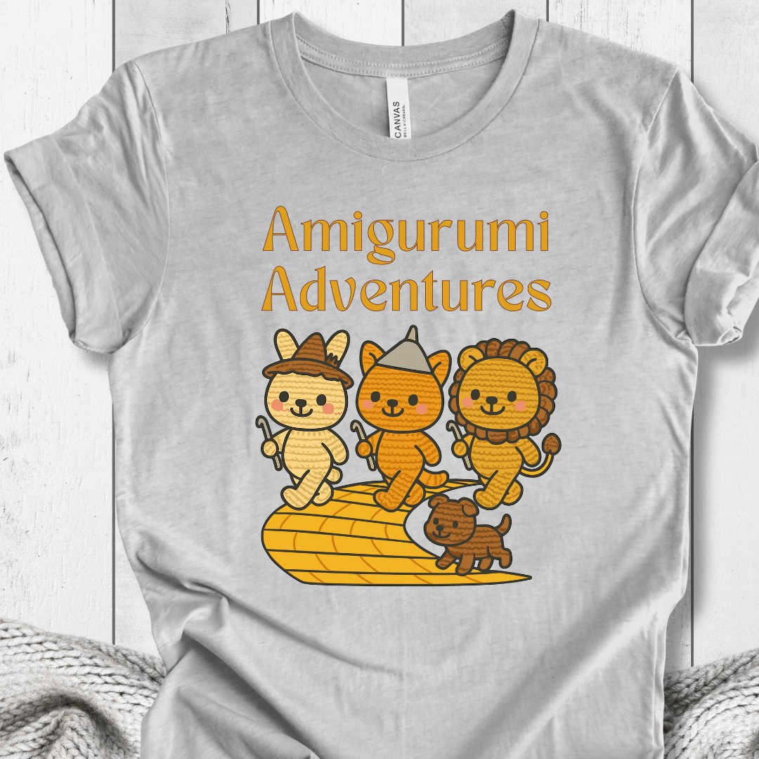 Amigurumi Adventures T-Shirt Light Grey / XS