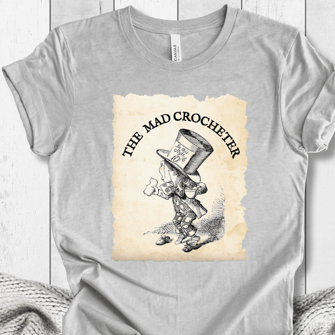 The Mad Crocheter T-Shirt Light Grey / XS
