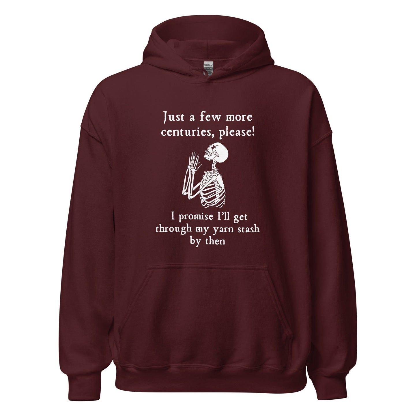 Just a Bit Longer Hoodie Maroon / S