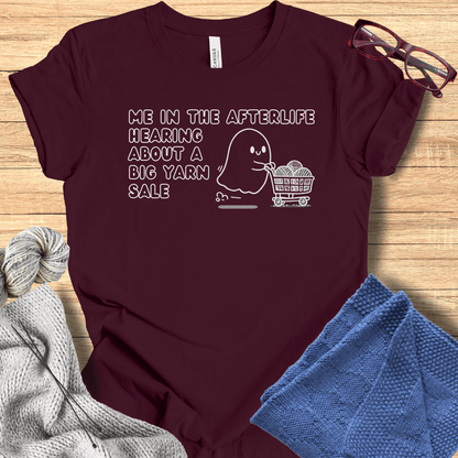 Me in the Afterlife T-Shirt Maroon / S