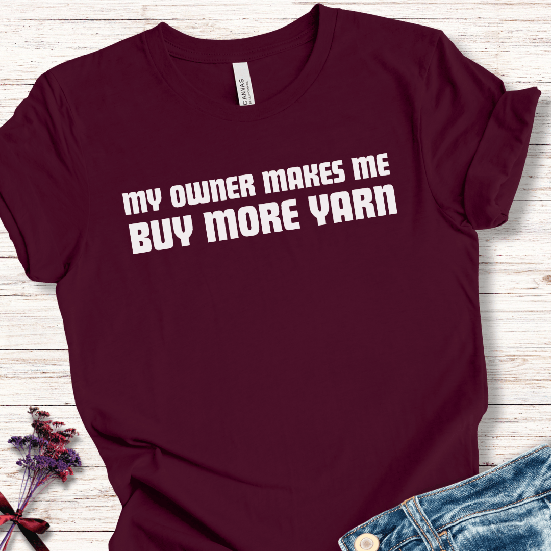 My Owner T-Shirt Maroon / S