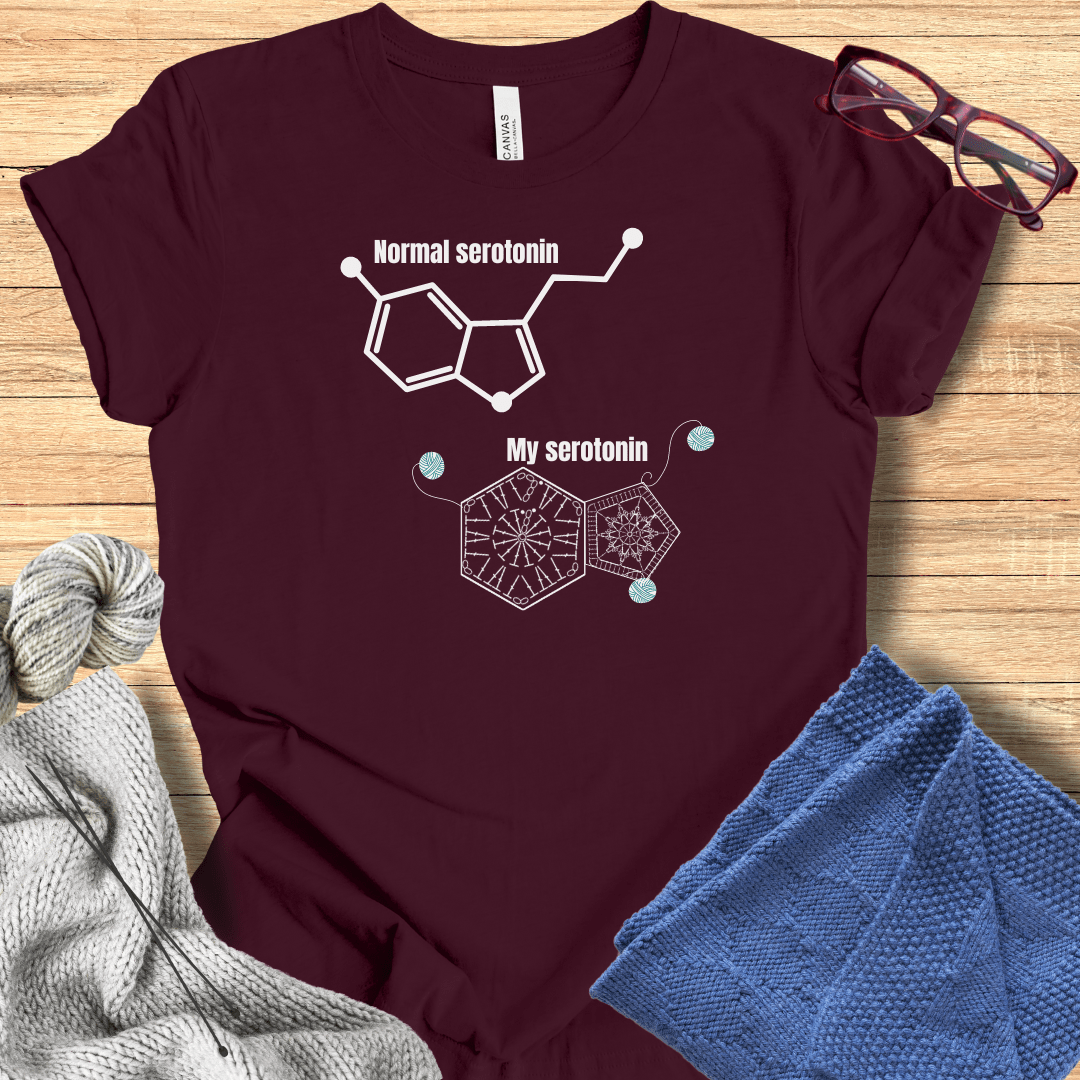 My Serotonin T-Shirt Maroon / S