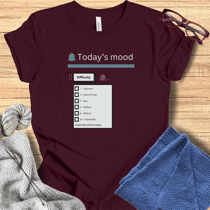 Ravelry Mood T-Shirt Maroon / S