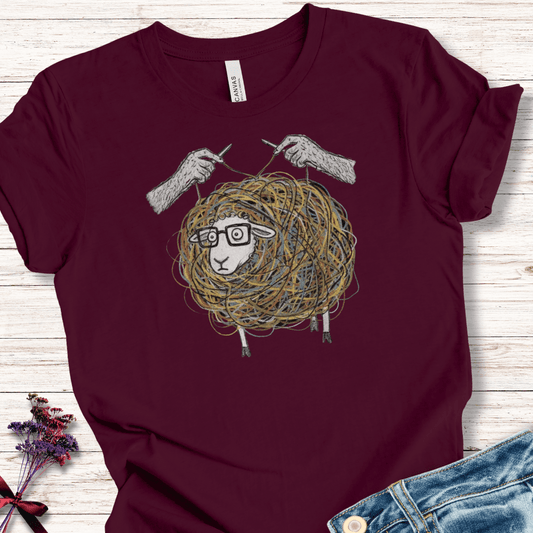 Organise the Chaos T-Shirt Maroon / XS