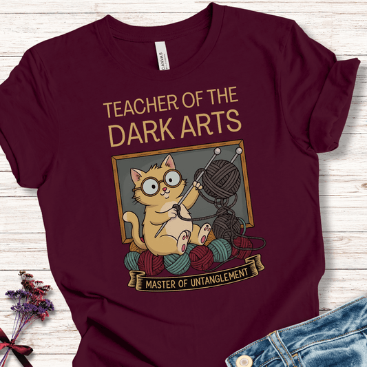Teacher of the Dark Arts T-Shirt Maroon / XS