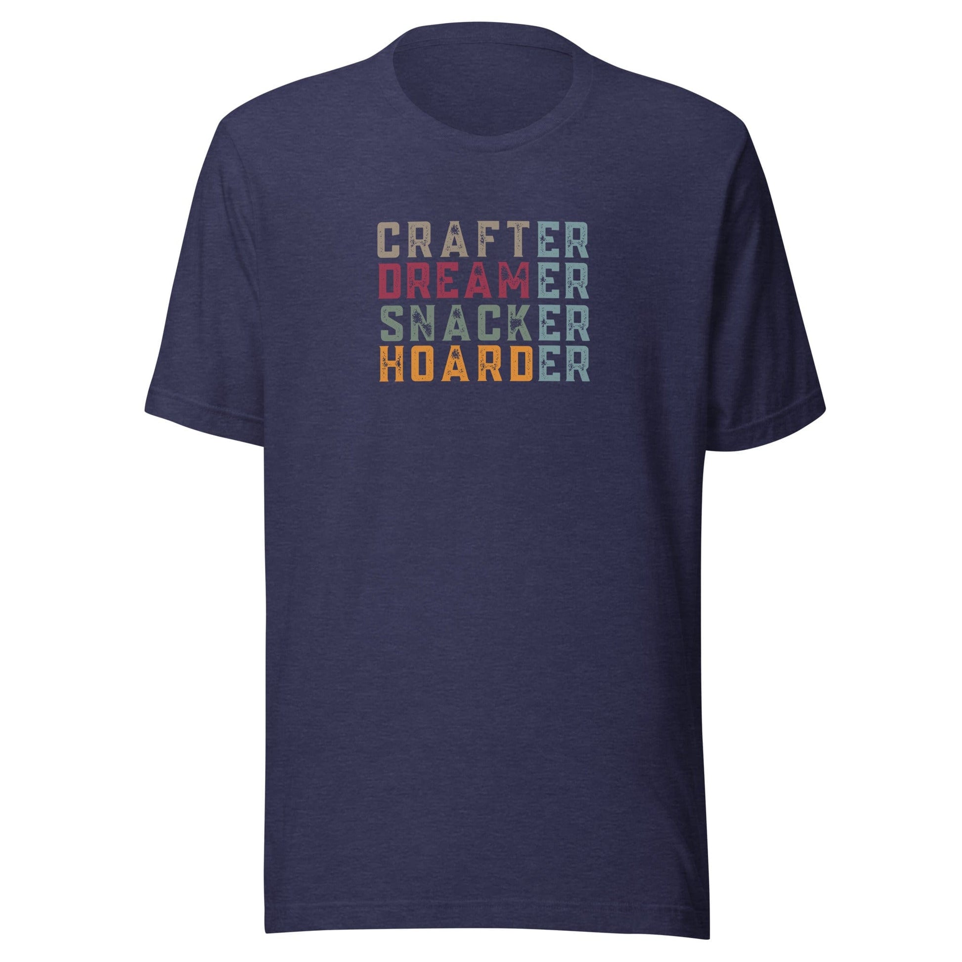 Crafter / Dreamer (no border) T-Shirt Midnight Navy / S