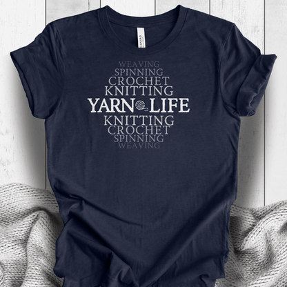 Fading Yarn Life T-Shirt Midnight Navy / S