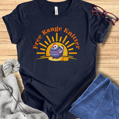 Free Range Knitter T-Shirt Midnight Navy / S