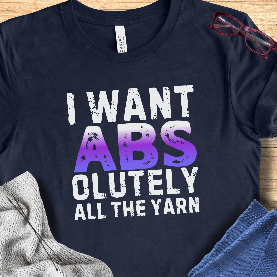 I want Abs T-Shirt Midnight Navy / S