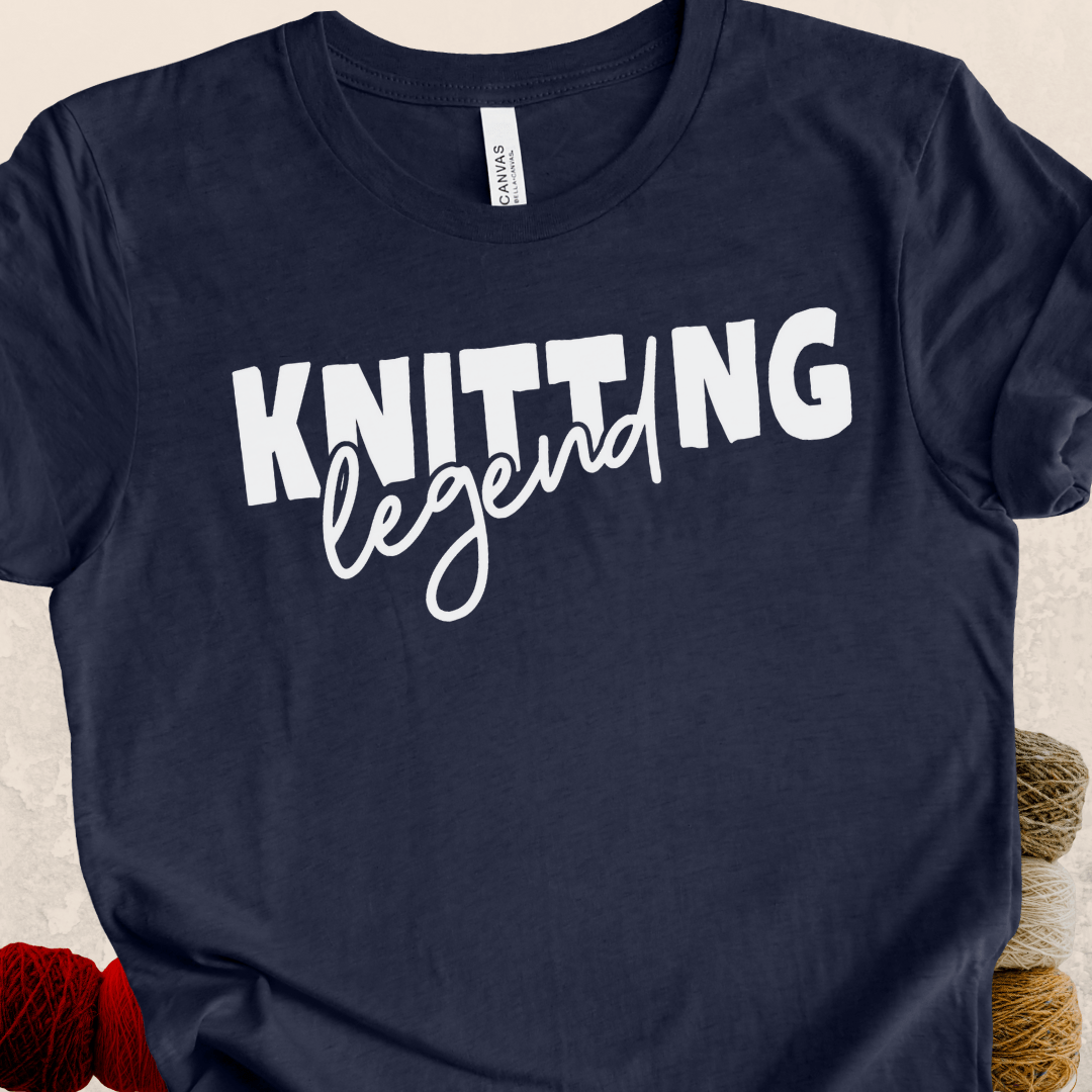 Knitting Legend T-Shirt Midnight Navy / S