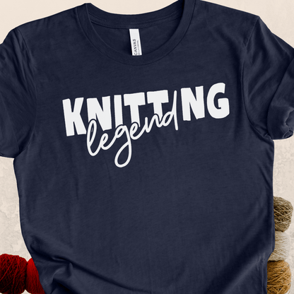 Knitting Legend T-Shirt Midnight Navy / S