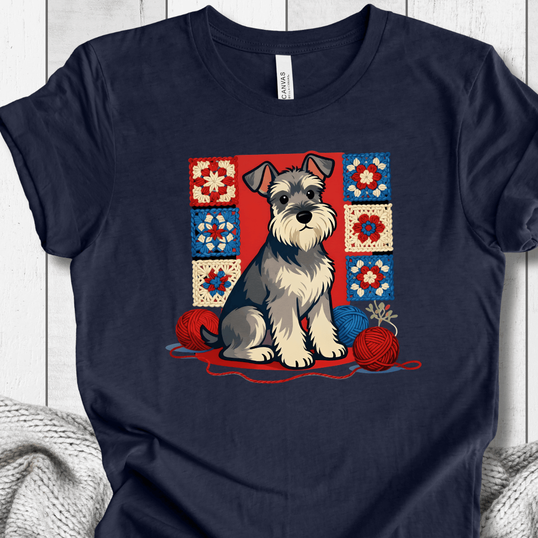 Dogs & Yarn T-Shirt Navy / S