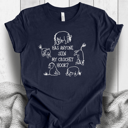 Eeyore Lost Crochet Hook T-Shirt Navy / S