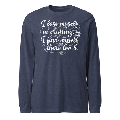 Find Myself Long Sleeve Tee Navy / S