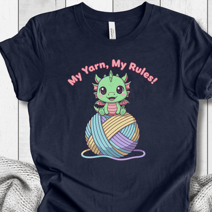 My Yarn My Rules T-Shirt Navy / S
