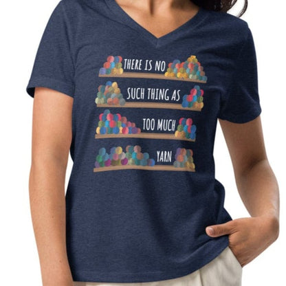 No Such Thing! V-Neck T-Shirt Navy / S