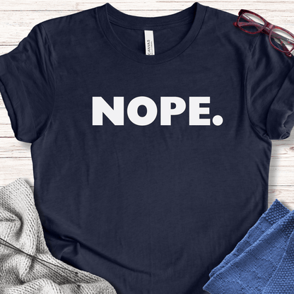 NOPE T-Shirt Navy / S