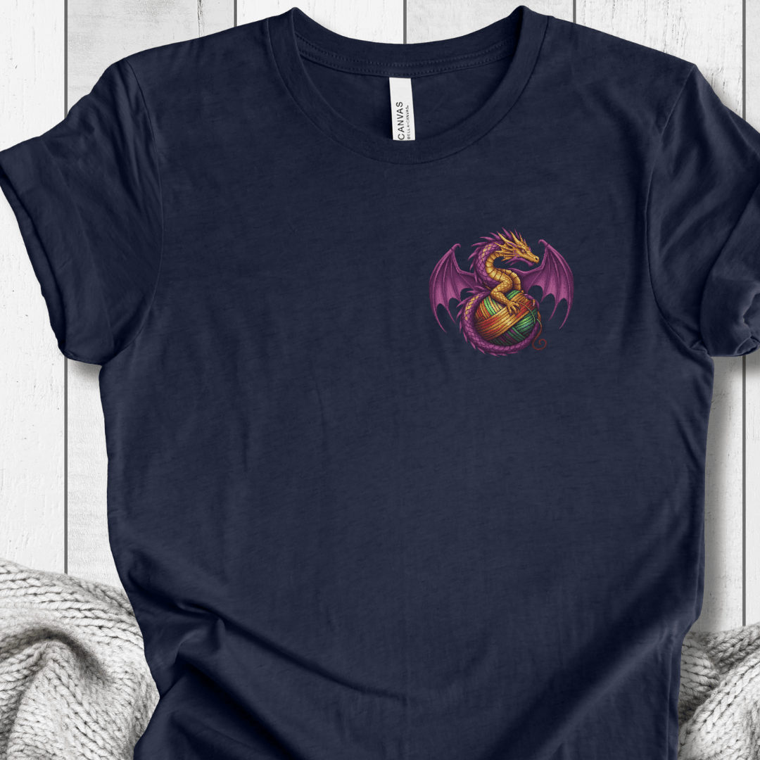 Pocket Dragon T-Shirt Navy / S