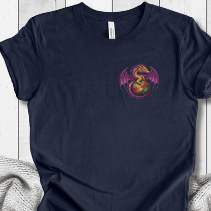 Pocket Dragon T-Shirt Navy / S