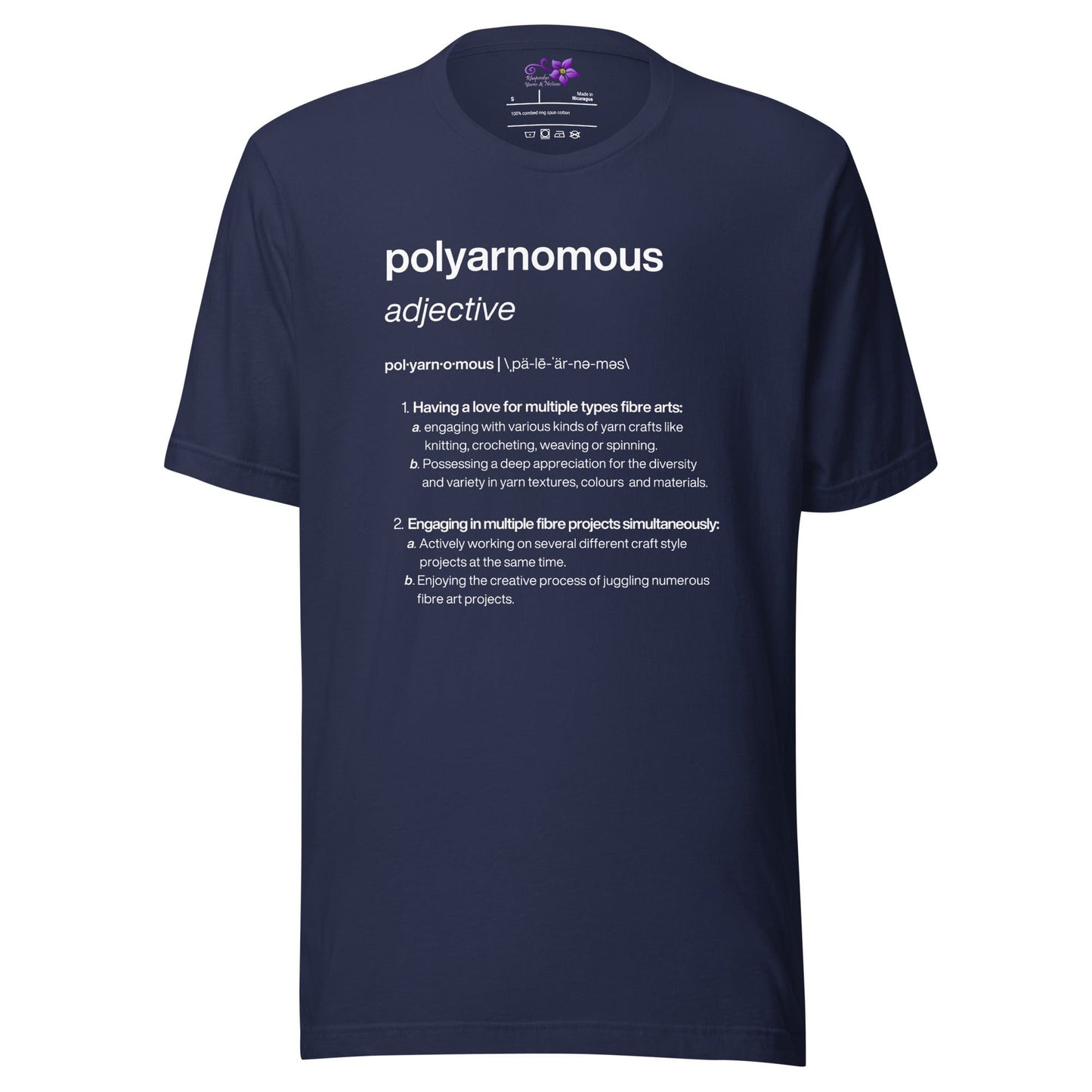 Polyarnomous Crew Neck T-Shirt Navy / S