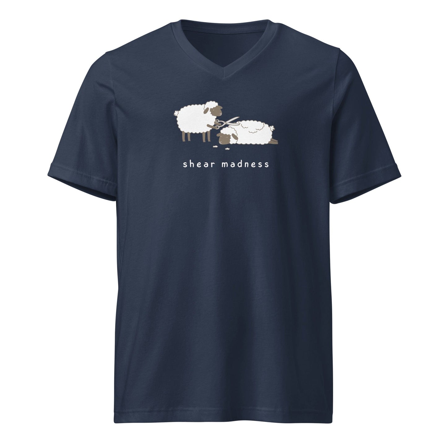 Shear Madness V-Neck T-Shirt Navy / S