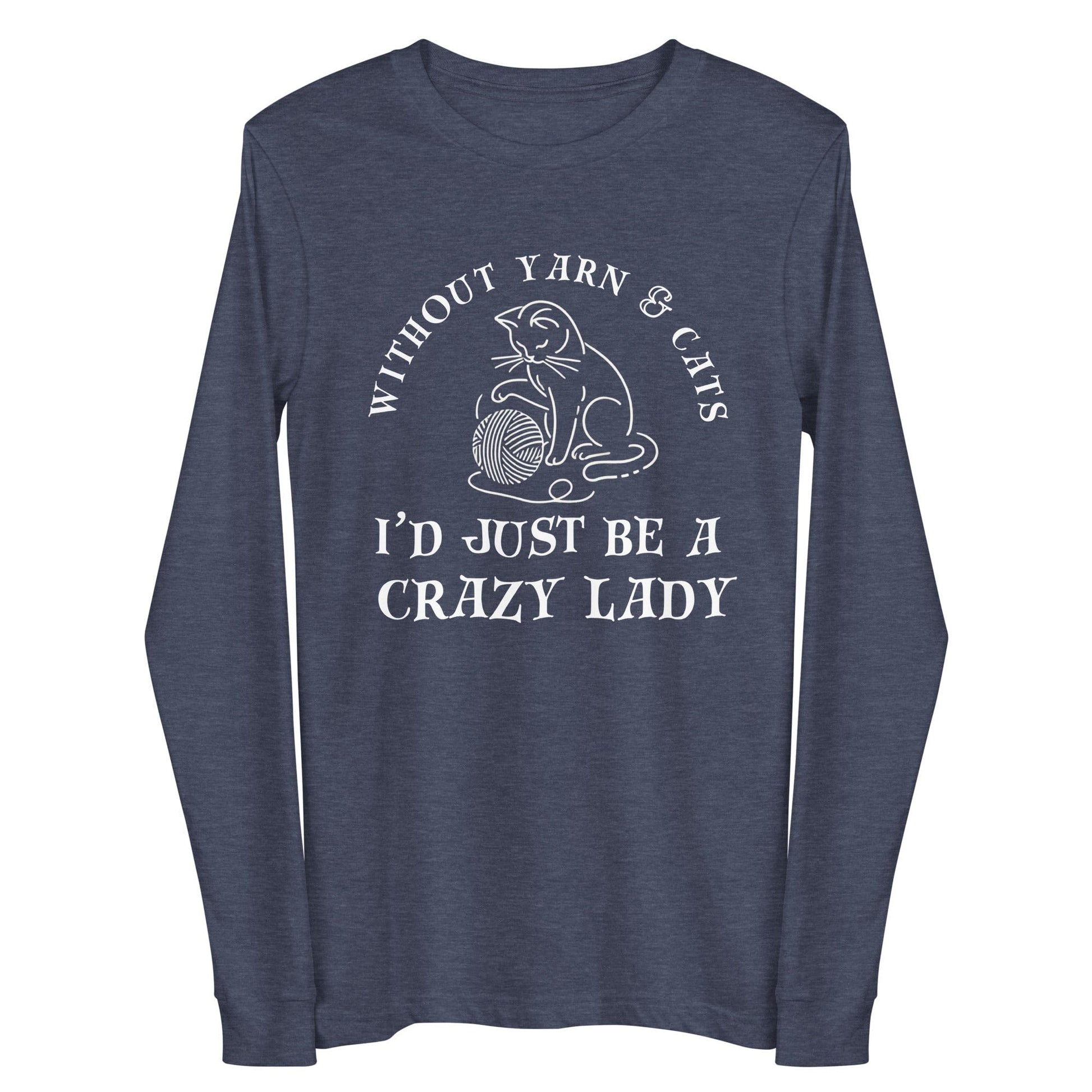 Yarn & Cats Long Sleeve Tee Navy / S