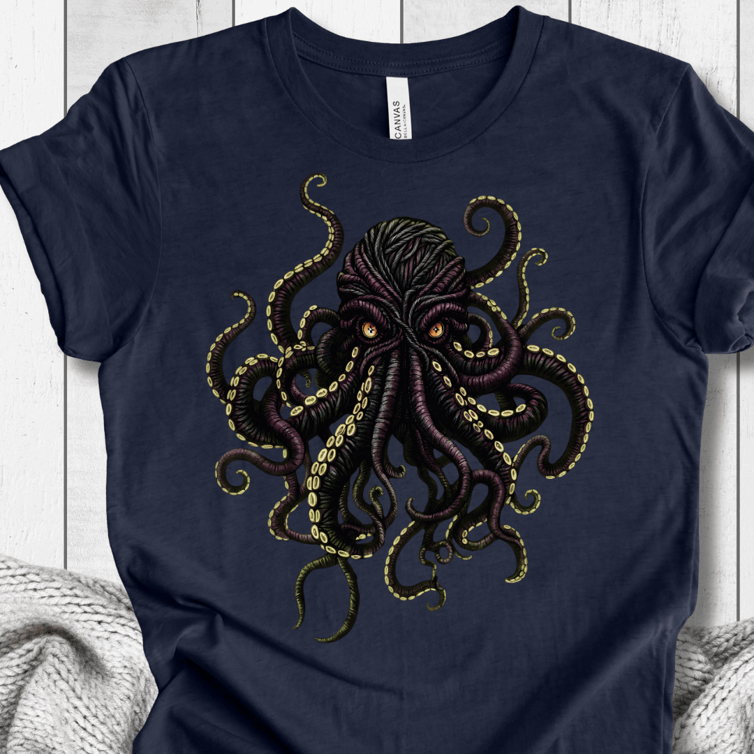 Yarn Sea Monster T-Shirt Navy / S