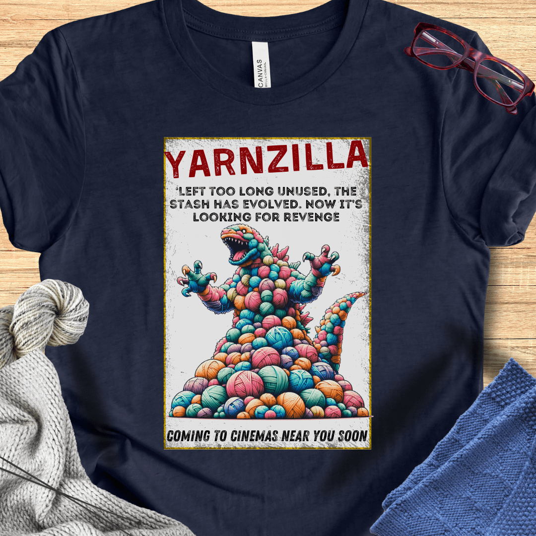 Yarnzilla T-Shirt Navy / S