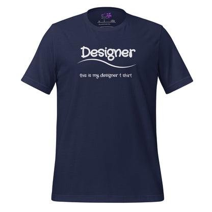 Designer Crew Neck T-Shirt Navy / XS