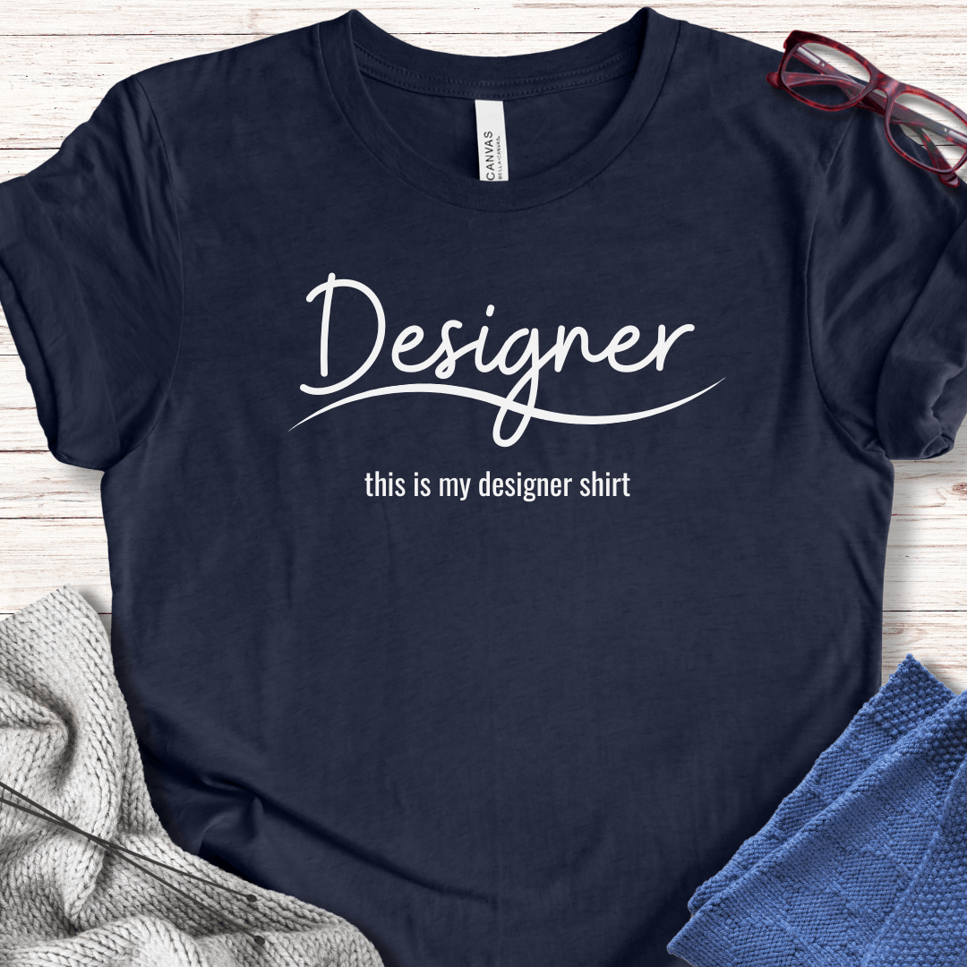 Designer T-Shirt Navy / XS