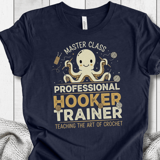 Hooker Trainer T-Shirt Navy / XS