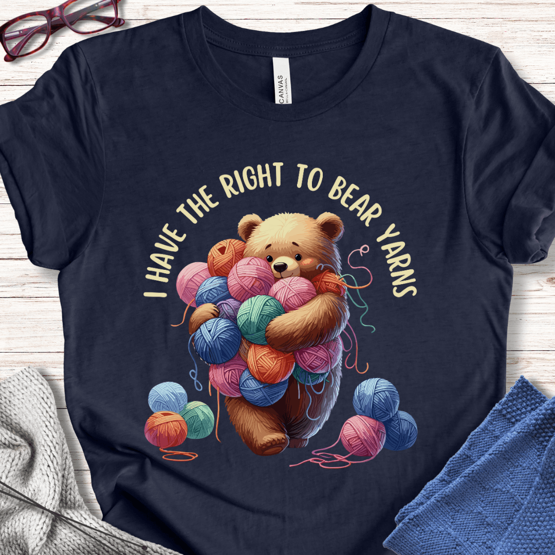 Right to Bear Yarns T-Shirt Navy / XS