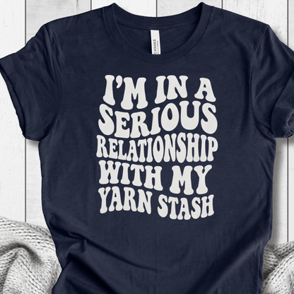 Serious Relationship T-Shirt Navy / XS
