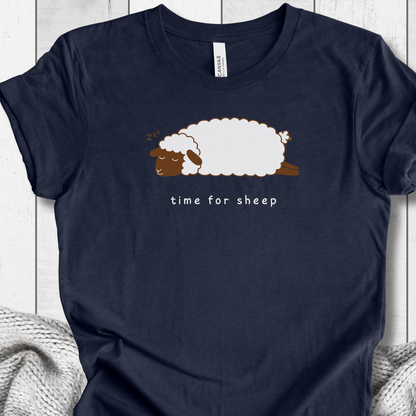 Time for Sheep t-shirt Navy / XS