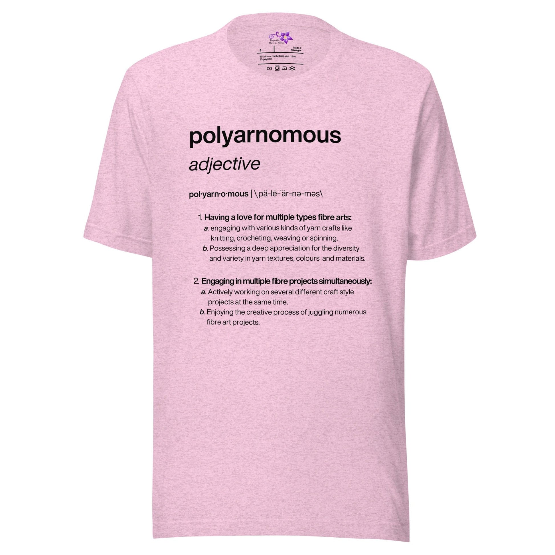 Polyarnomous Crew Neck T-Shirt Prism Lilac / S