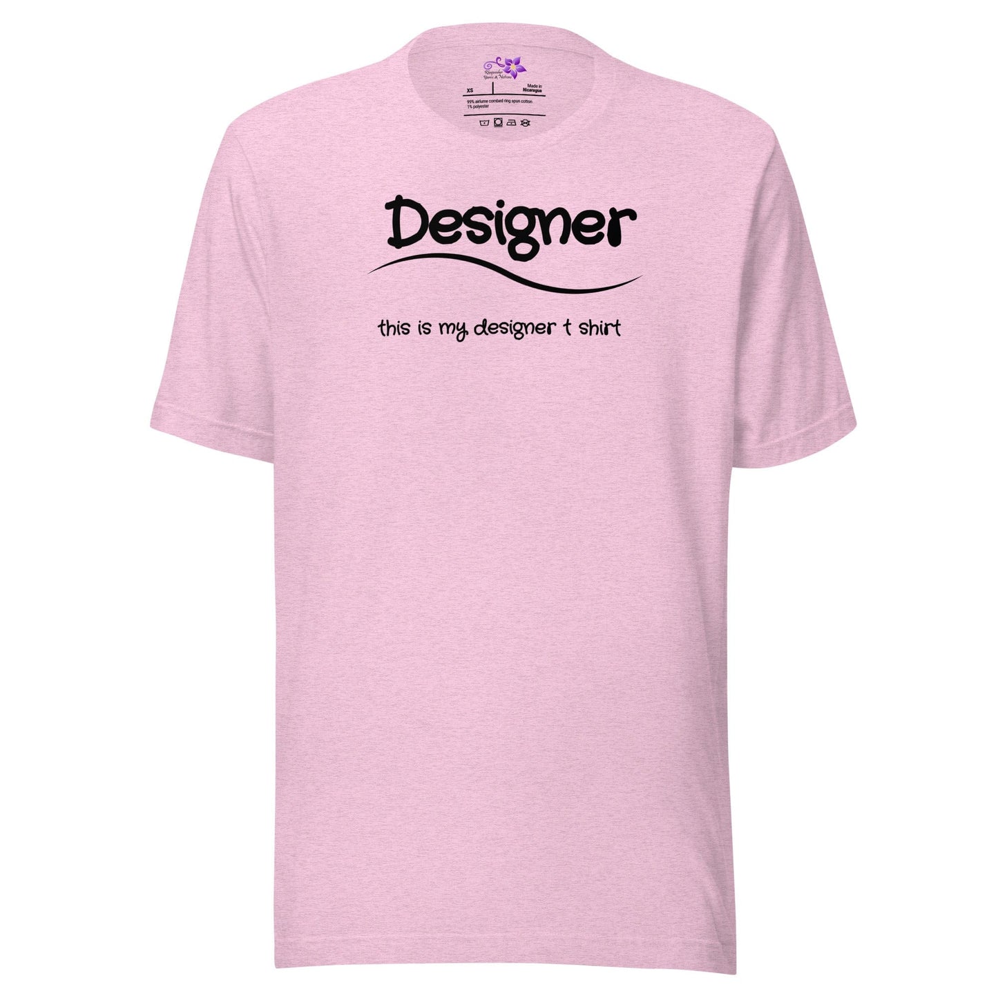 Designer Crew Neck T-Shirt Prism Lilac / XS