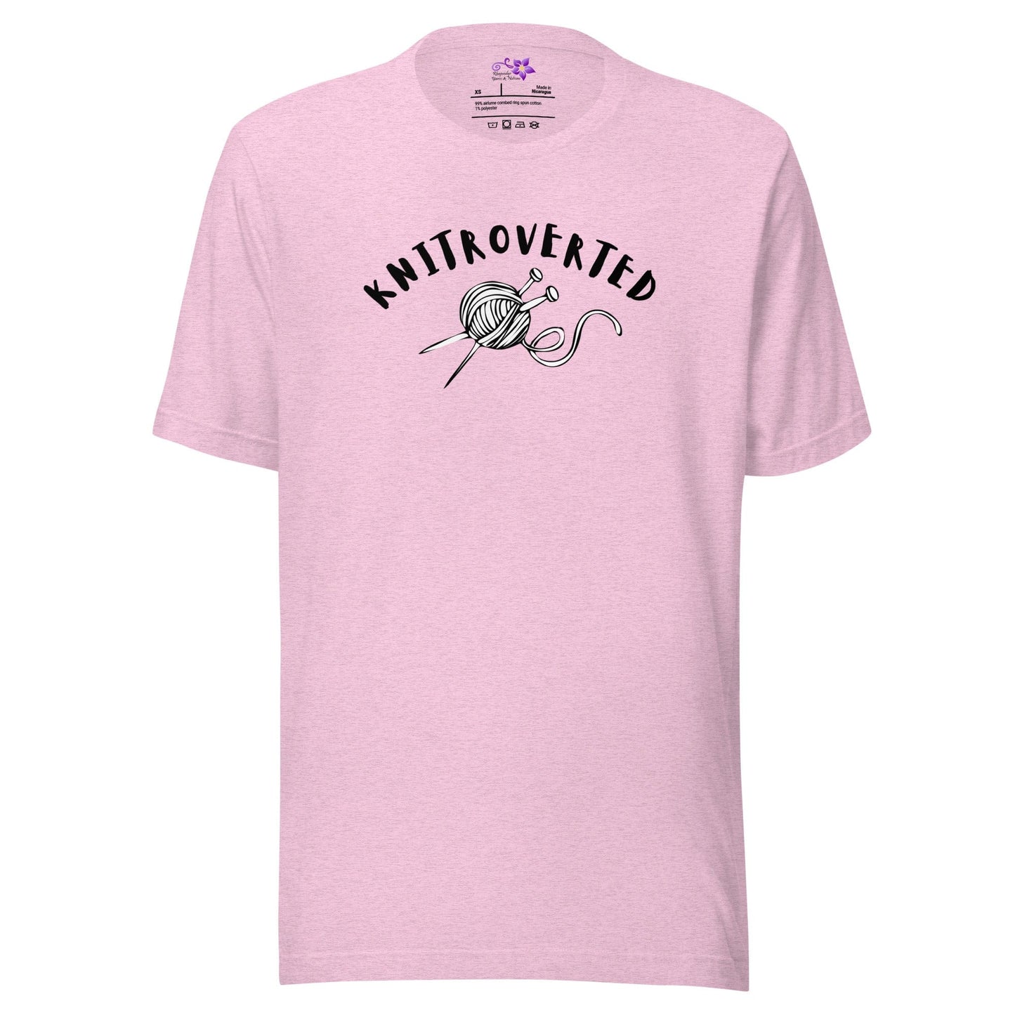 Knitroverted Crew Neck T-Shirt Prism Lilac / XS