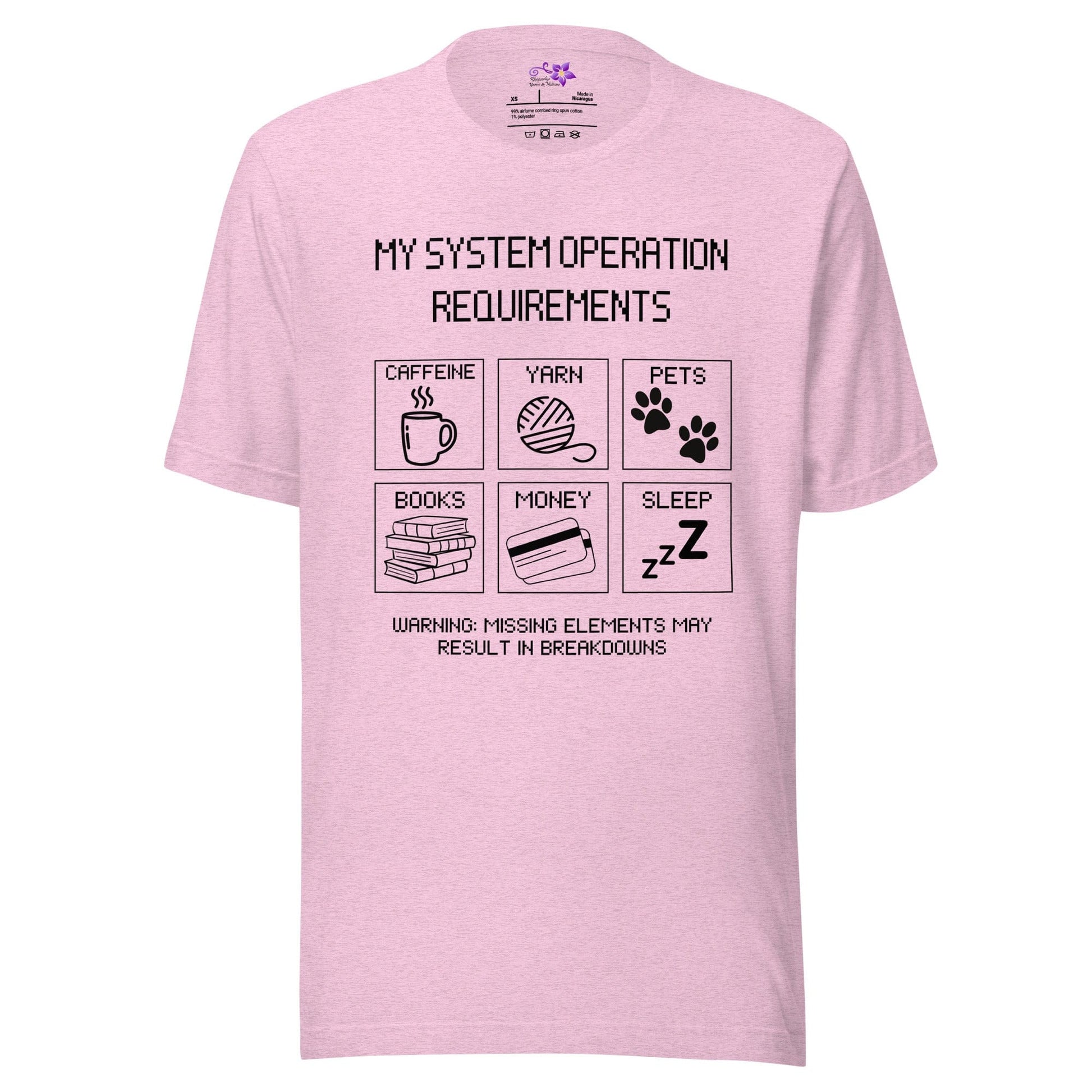 My Operating Requirements Crew Neck T-Shirt Prism Lilac / XS