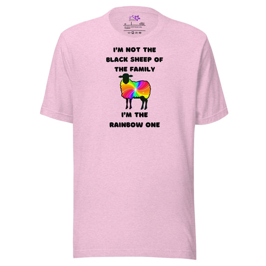 Rainbow Sheep Crew neck T-Shirt Prism Lilac / XS