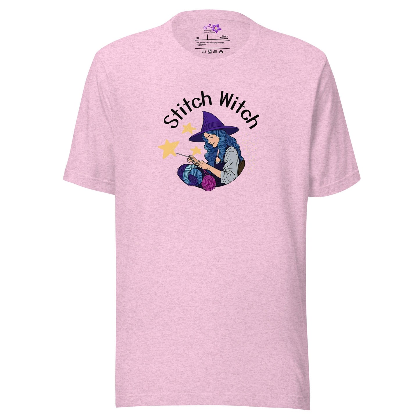 Stitch Witch Crew Neck T-Shirt Prism Lilac / XS