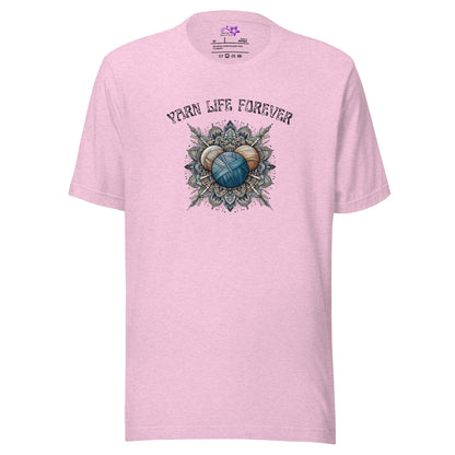 Yarn Life Forever Crew Neck T-Shirt Prism Lilac / XS