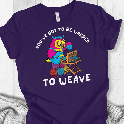 Warped to Weave T-Shirt Purple / S