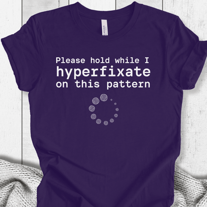 Hyperfixate T-Shirt Purple / XS