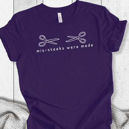 Mis-steeks t-shirt Purple / XS
