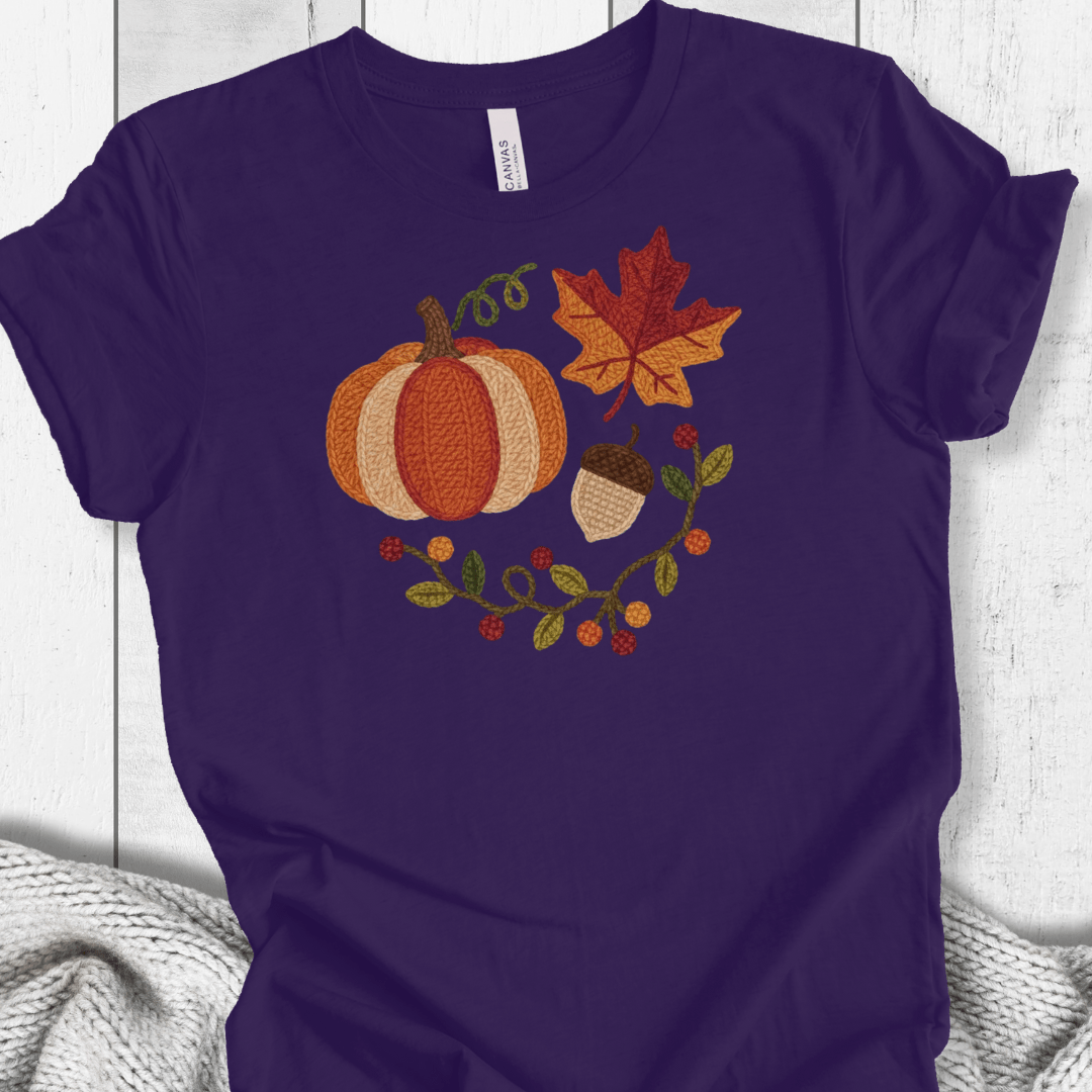 Pumpkin Spice T-Shirt Purple / XS