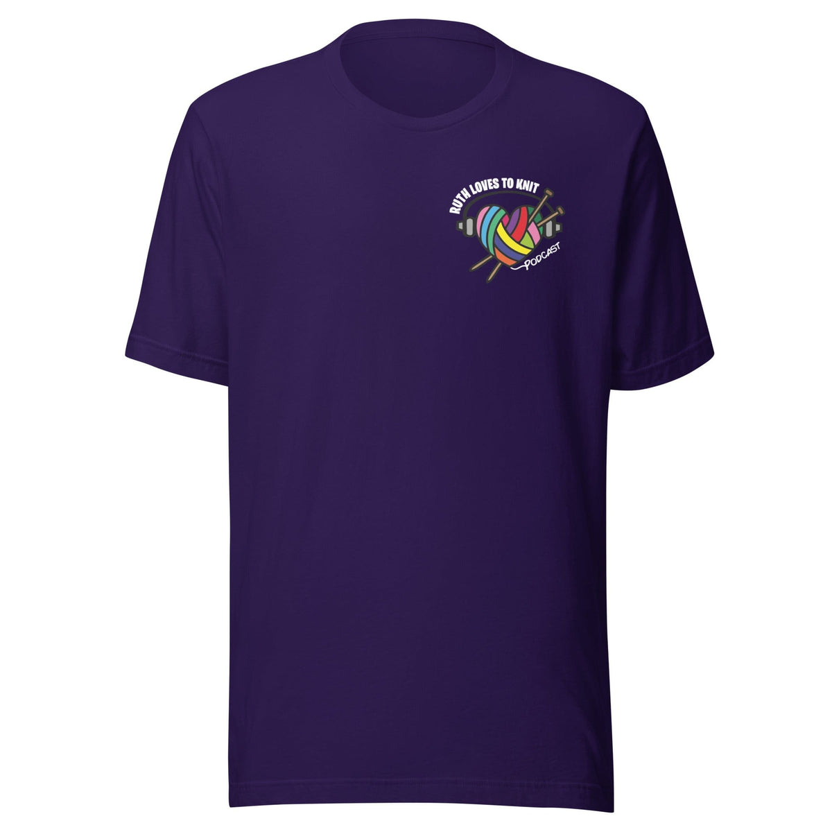 Ruth Loves To Knit T-Shirt Purple / XS