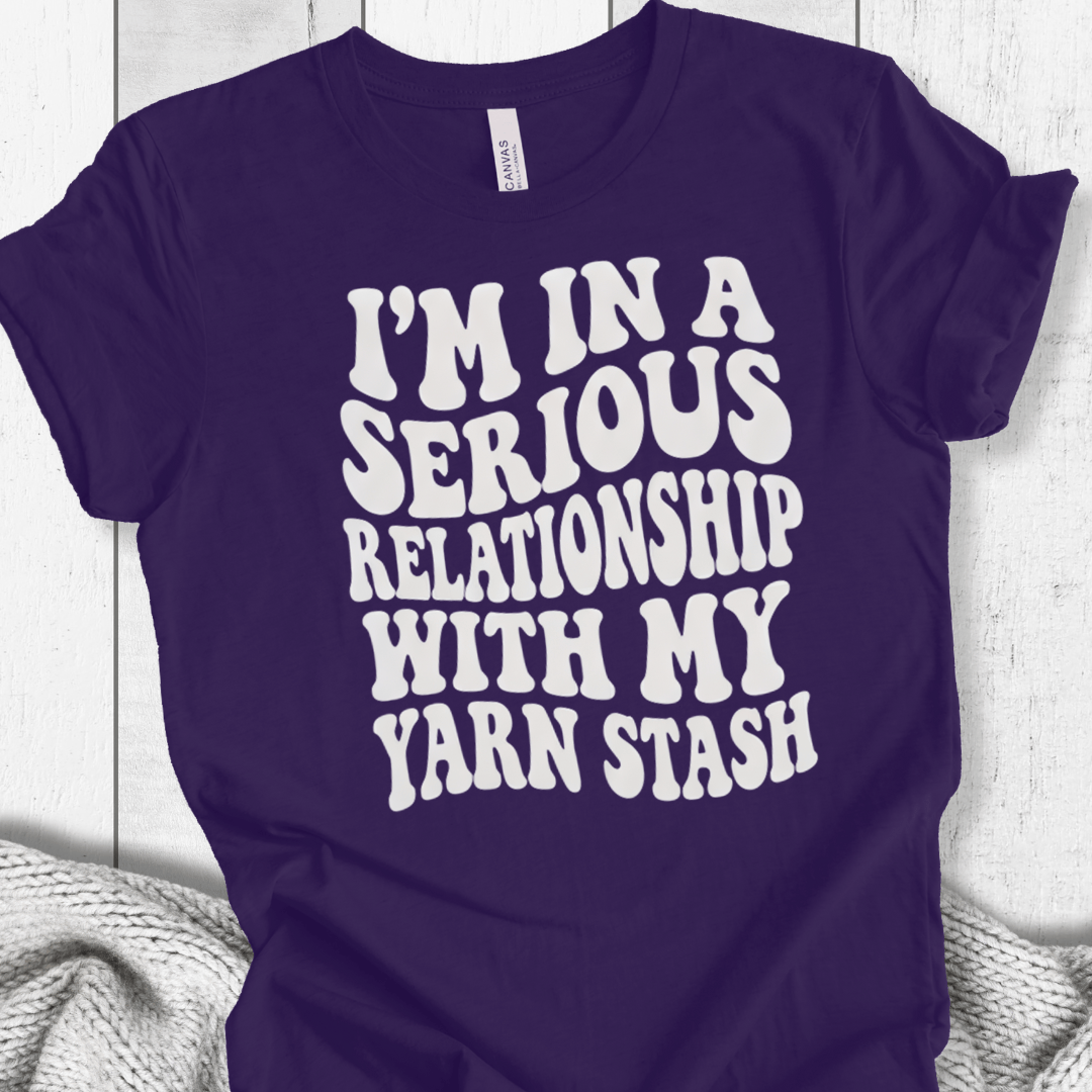 Serious Relationship T-Shirt Purple / XS