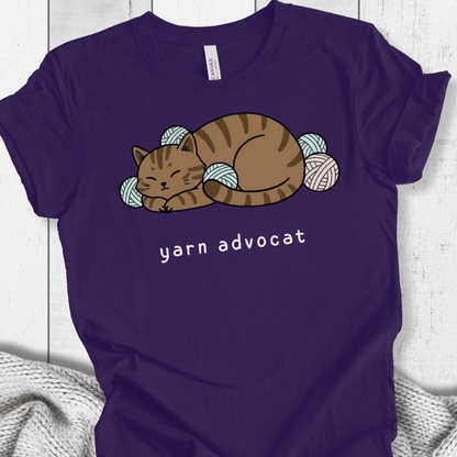 Yarn Advocat t-shirt Purple / XS